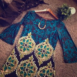 💙 Lucy & Laurel Shift Dress 👗, Size 12, EUC 💙